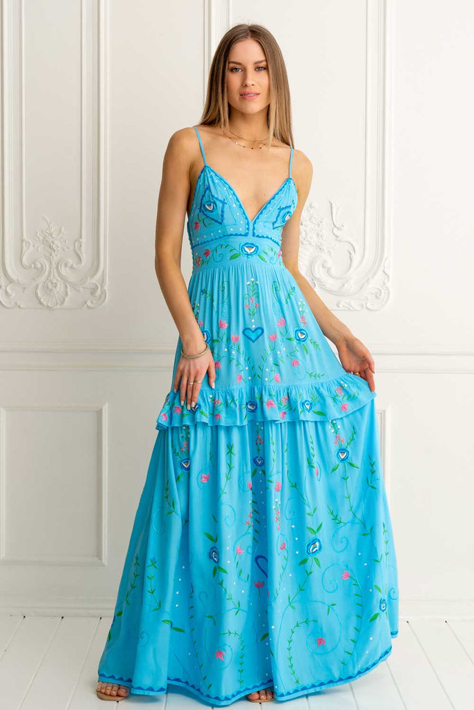 Mediterranean Dreams Maxi Slip