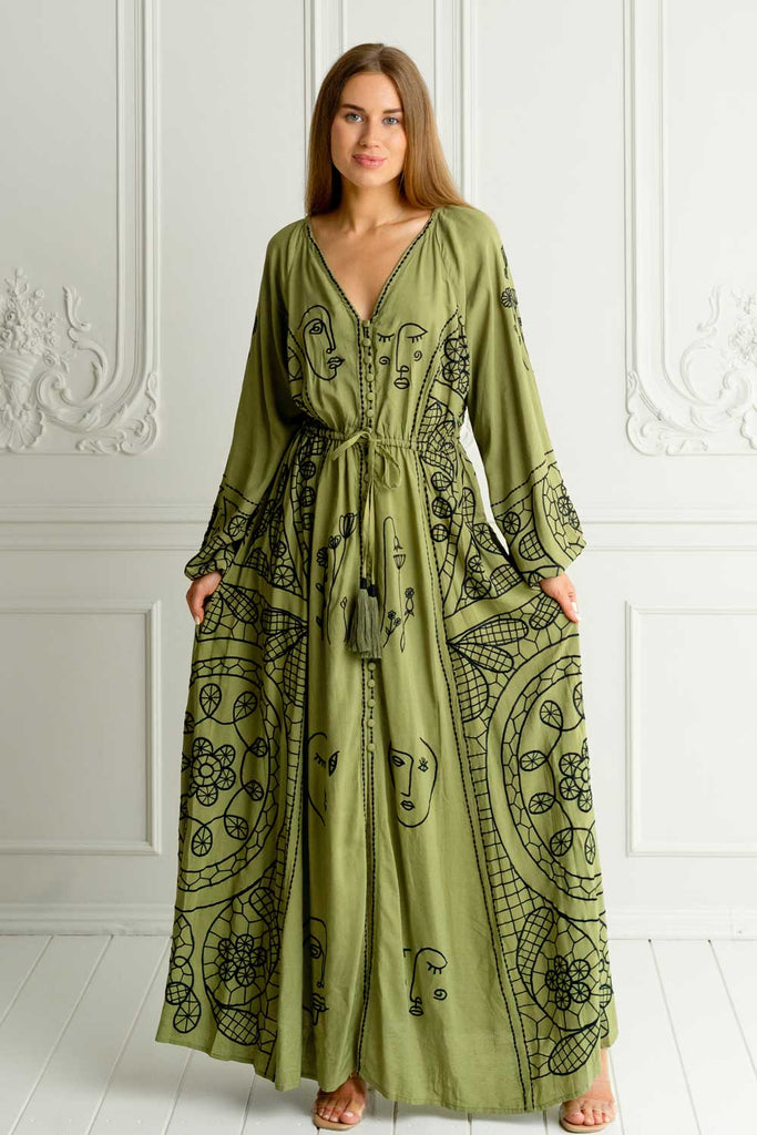 Artistry Embroidered Dress