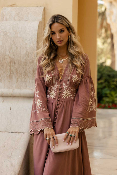 Mocha Chip Gown – ZAIMARA