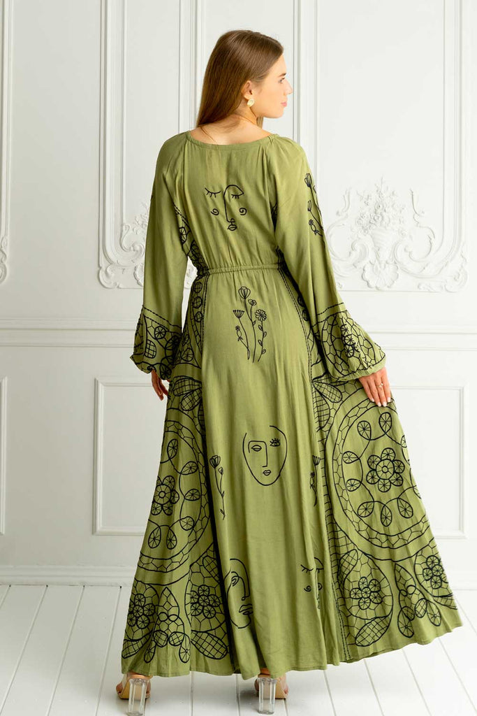 Artistry Embroidered Dress