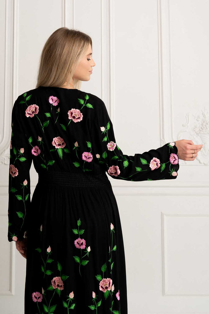 Sweet Roses Kimono Duster