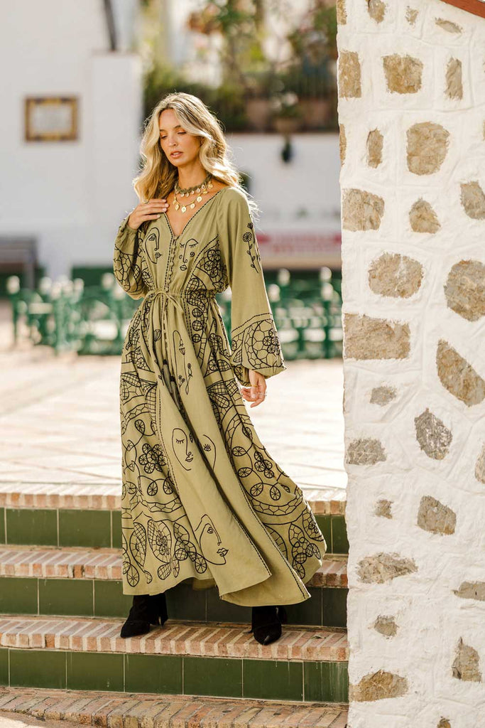 Artistry Embroidered Dress