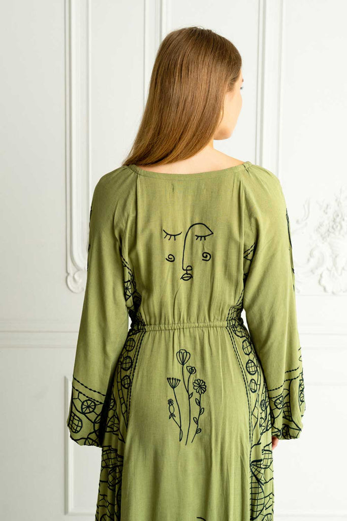 Artistry Embroidered Dress