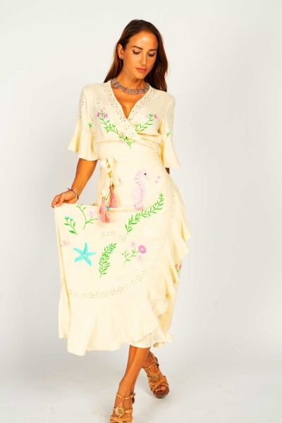 Riviera Maxi Wrap Dress