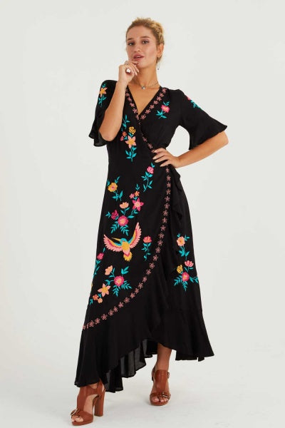 Wanderlust Maxi Wrap Dress