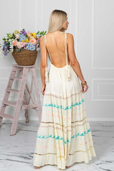 Odette Embroidered Dress