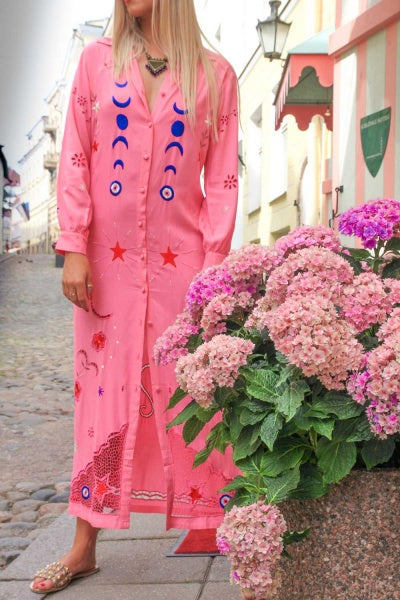 Cotton Candy Shirt Dress