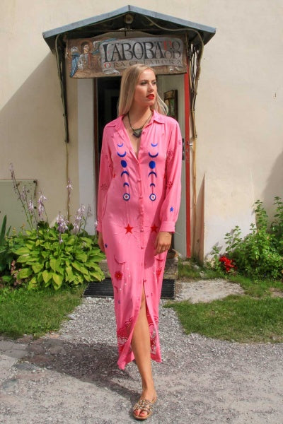 Cotton Candy Shirt Dress