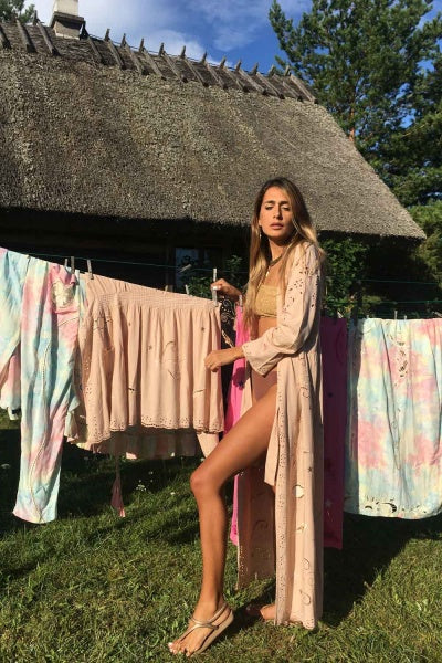 Moon Phase Kimono Duster