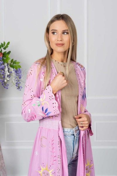 Paradise Bird Kimono Duster