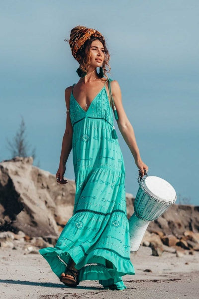 Tulum Embroidered Dress ZAIMARA Tulum Embroidered Dress ZAIMARA
