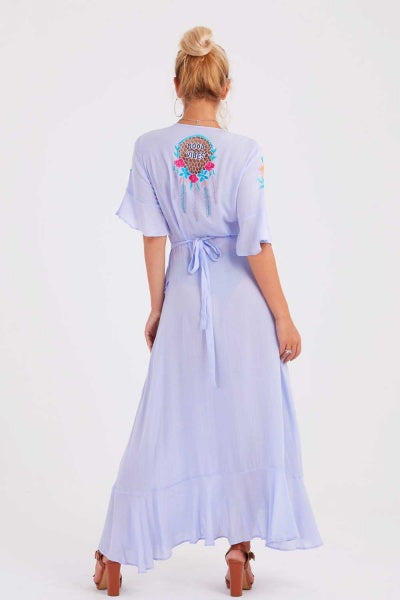 Antibes Maxi Wrap Dress