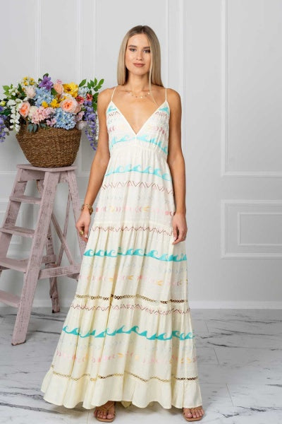 Odette Embroidered Dress