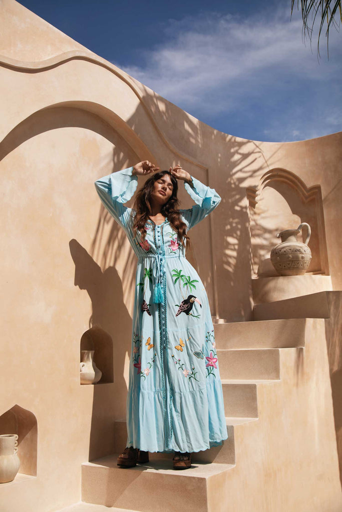 Rio De Janeiro Kimono Dress