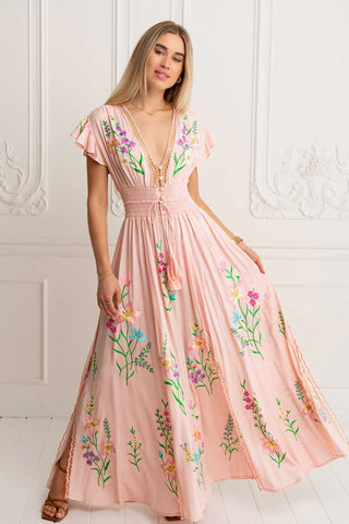 Mykonos Embroidered Dress