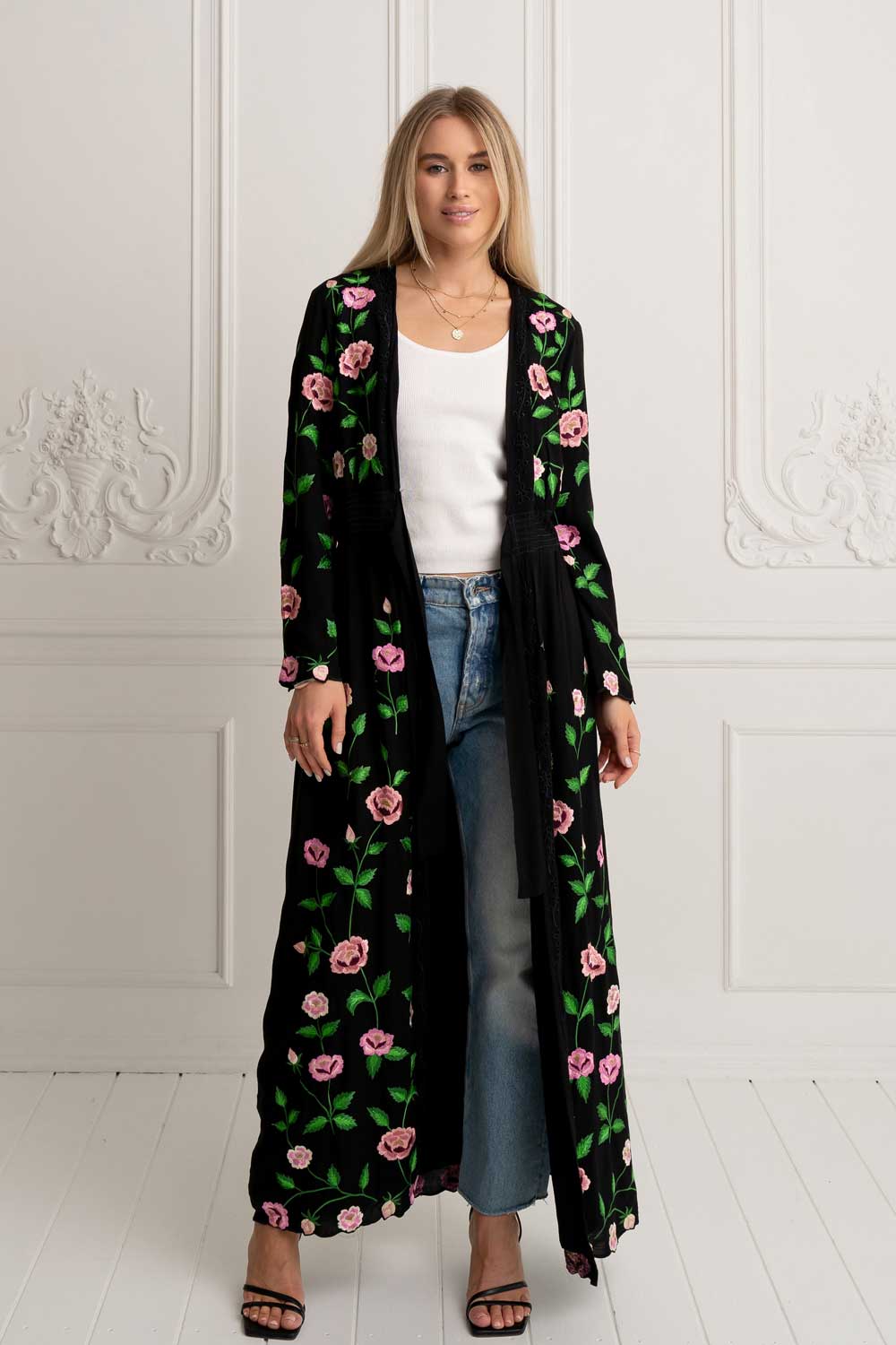 All Is Well Floral Duster Kimono