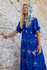 Hummingbird Panel Dress (Blue)