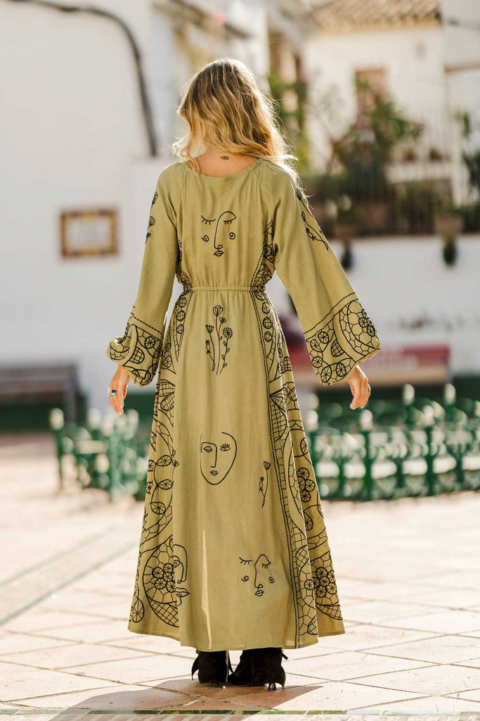 Artistry Embroidered Dress