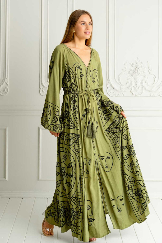 Artistry Embroidered Dress