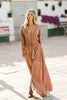Angelina Dress (Mocha Chip)