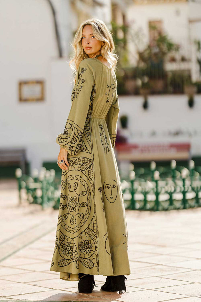 Artistry Embroidered Dress