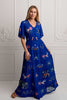 Hummingbird Panel Dress (Blue)