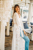 Angelina Kimono Duster (White)