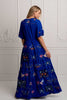 Hummingbird Panel Dress (Blue)