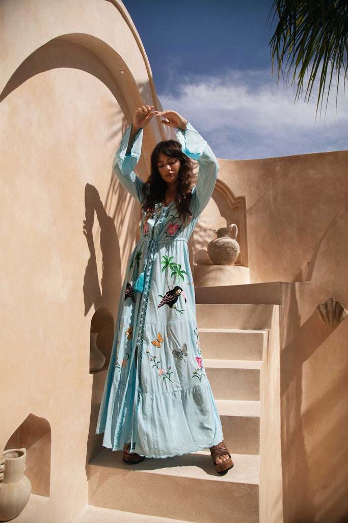 Rio De Janeiro Kimono Dress