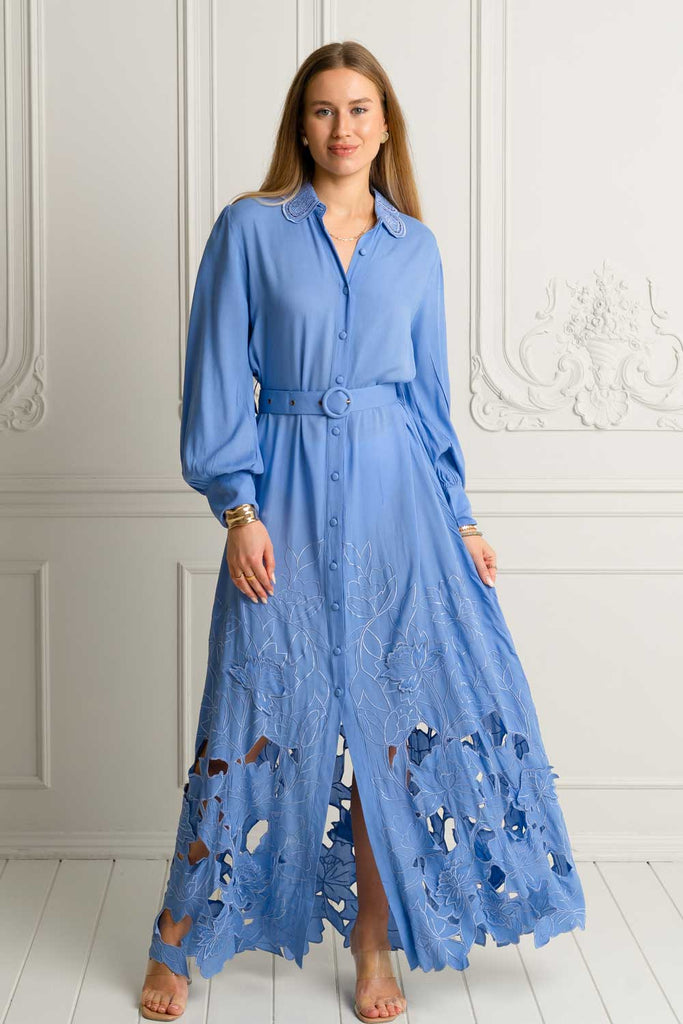 Monaco Maxi Shirt Dress