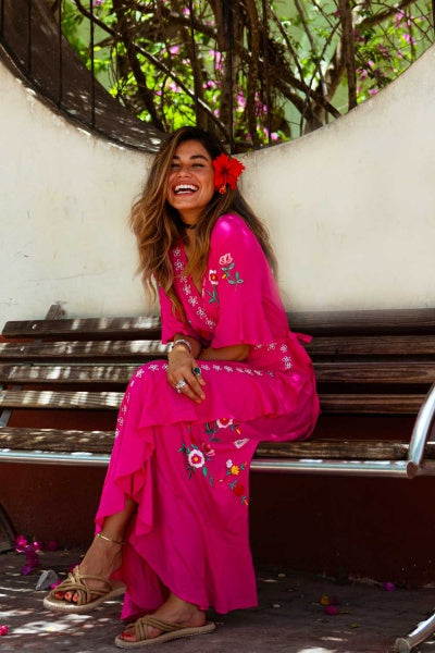 Penelope Maxi Wrap Dress