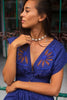 Azafran Gown (Indigo)