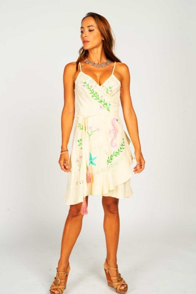 Riviera Slip Wrap Dress