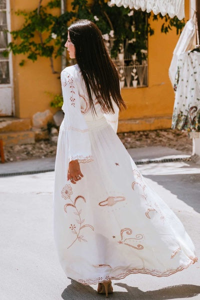 Angelina Dress (Cream)