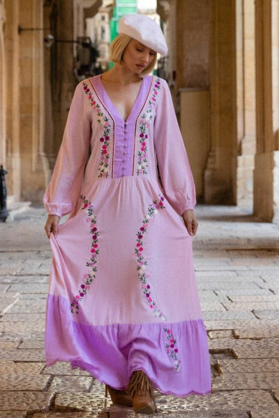La Bella Vita Gown (Vintage Pink)