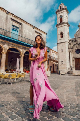 Santorini High Low Dress