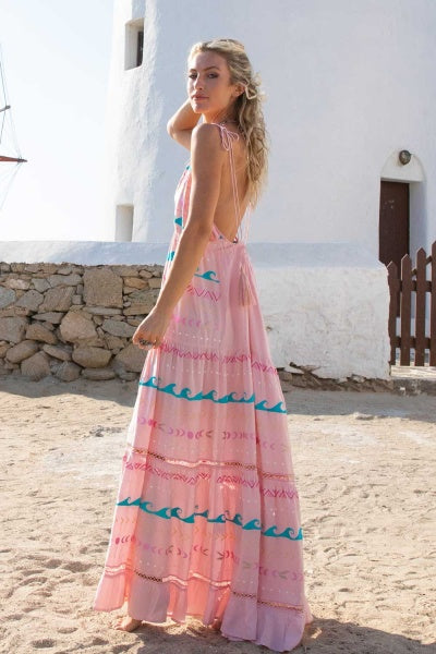 Cinque Terre Embroidered Dress