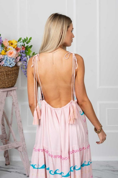 Cinque Terre Embroidered Dress