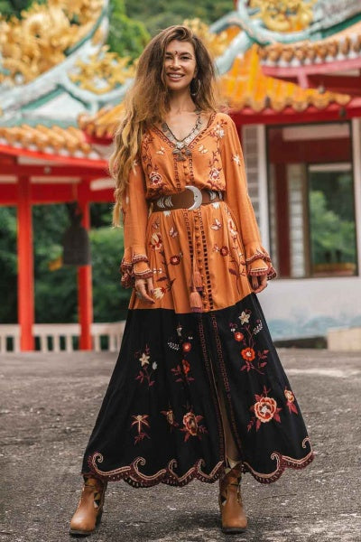 Dominique Kimono Dress
