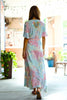 Chania Sunset Maxi Wrap Dress