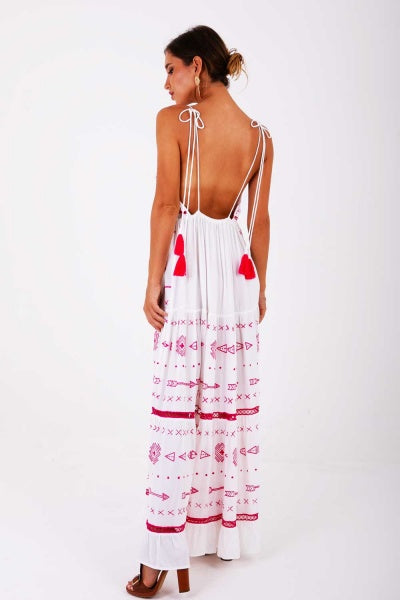 Zoe Embroidered Dress