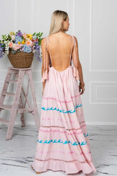 Cinque Terre Embroidered Dress