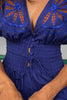 Azafran Gown (Indigo)