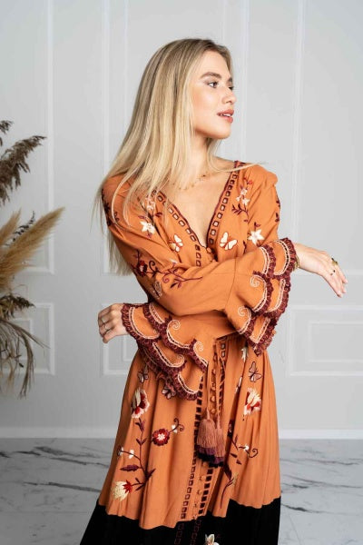 Dominique Kimono Dress