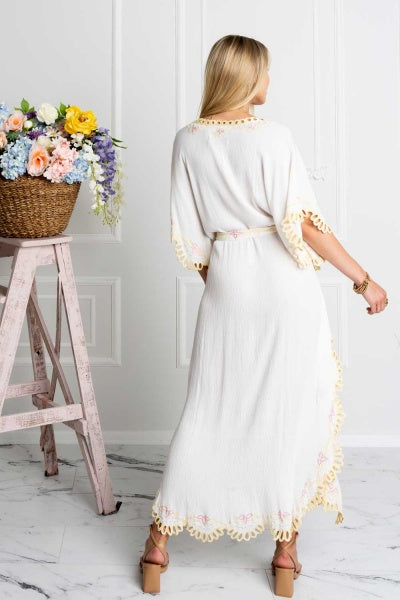 Flamingo Dreams Kaftan