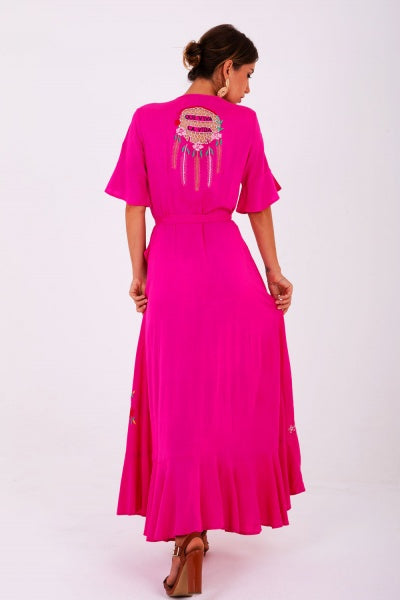 Penelope Maxi Wrap Dress