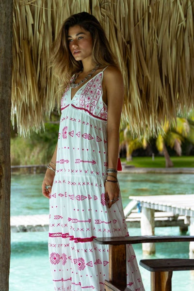 Zoe Embroidered Dress