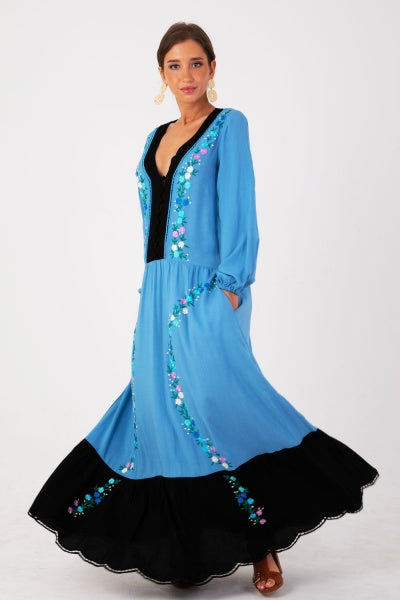 La Bella Vita Gown (Azure)