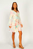 Chania Sunset Mini Wrap Dress